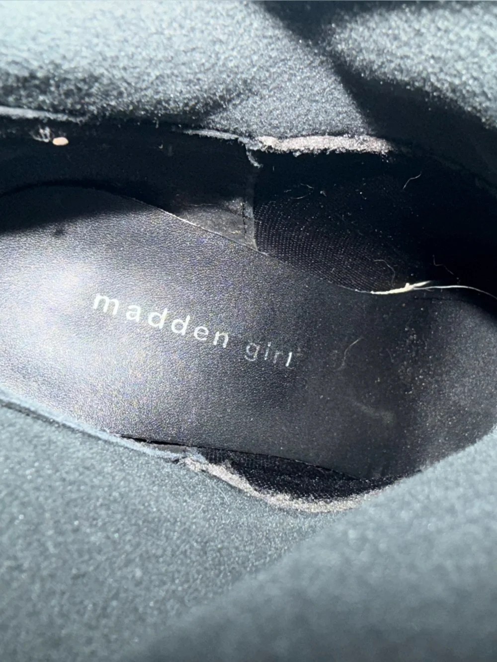 Madden Girl Black Over-the-Knee Pointed-Toe Boots